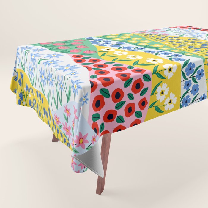 Spring Fields Tablecloth Gallery Image 1