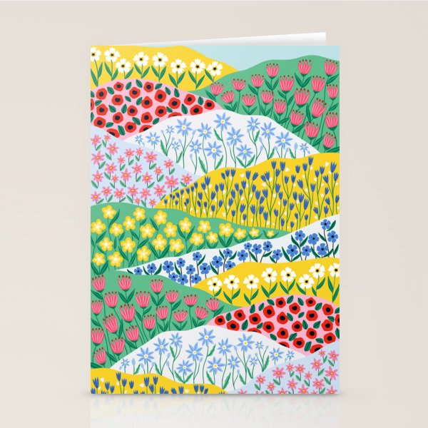 Spring Fields Stationery Card Gallery Image 1