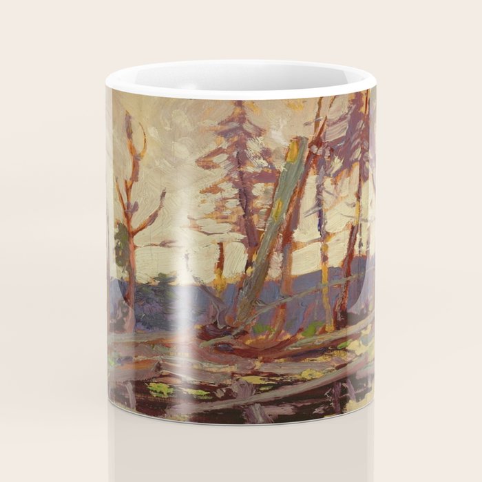 Tom Thomson Burnt Country, Evening 1914 Canadian Landscape Artist Coffee Mug Gallery Image 4