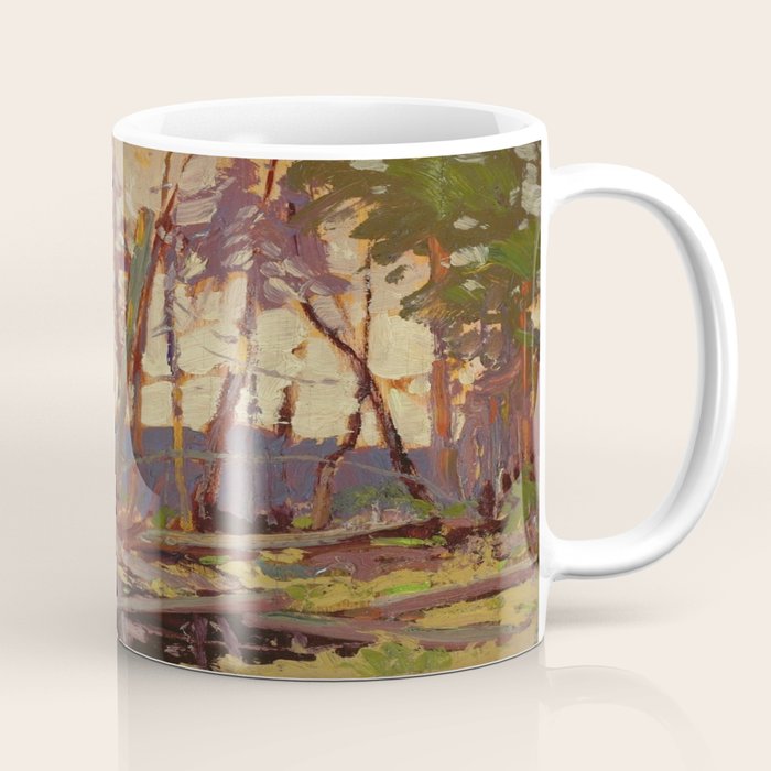 Tom Thomson Burnt Country, Evening 1914 Canadian Landscape Artist Coffee Mug Gallery Image 1