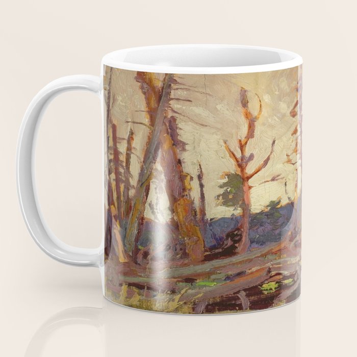 Tom Thomson Burnt Country, Evening 1914 Canadian Landscape Artist Coffee Mug Gallery Image 3