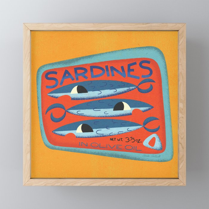 Sardines Mini Art Print Gallery Image 1
