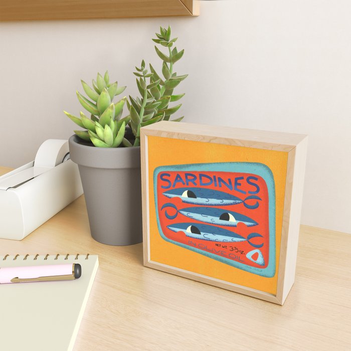 Sardines Mini Art Print Gallery Image 2