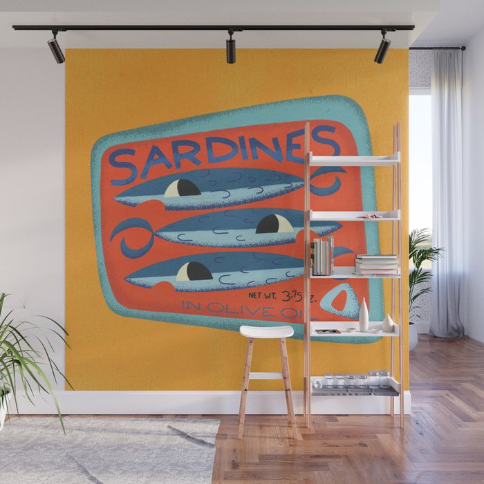 Sardines Wall Mural Gallery Image 1