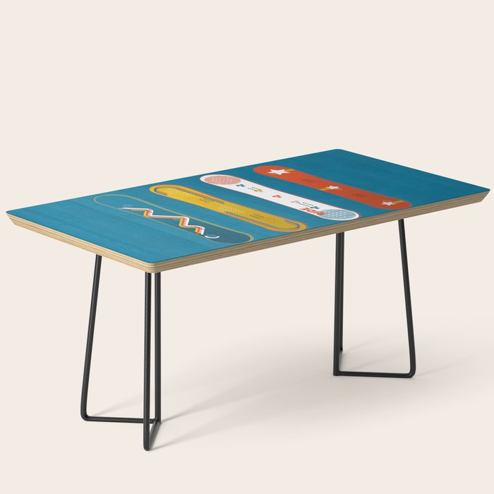 SNOWBOARD DESIGN Coffee Table Gallery Image 1