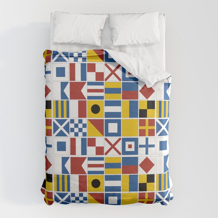 Nautical Flags Duvet Cover Gallery Image 6