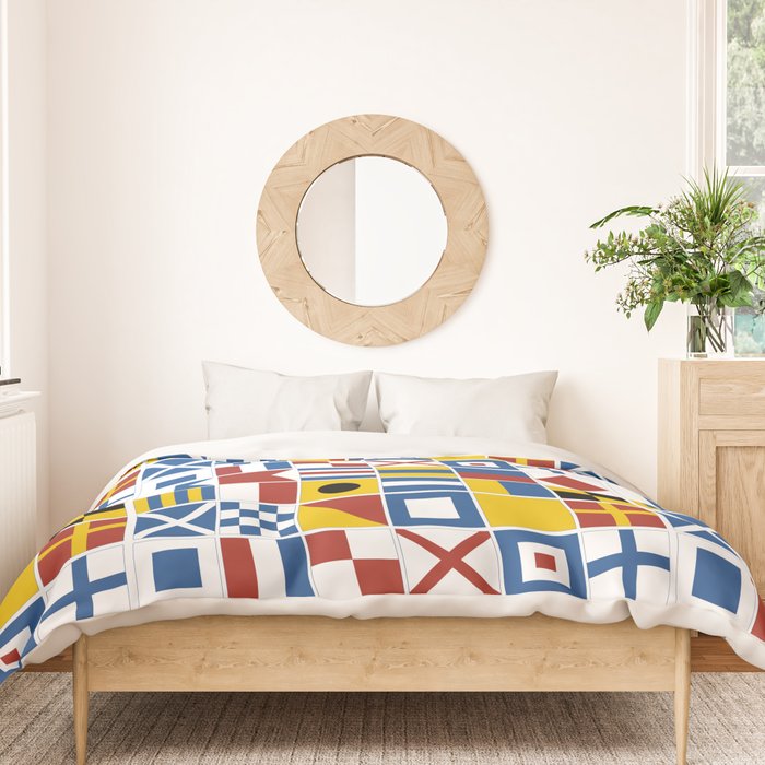 Nautical Flags Duvet Cover Gallery Image 3