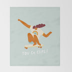 You go, girl! Throw Blanket Gallery Image 2