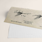 Vintage Rainbow Trout Fly Fishing Lure Patent Game Fish Identification Chart Wrapping Paper Gallery Image 2