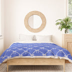 Bows & Ribbons Pattern XLVIII Bright Blue Duvet Cover Gallery Image 3