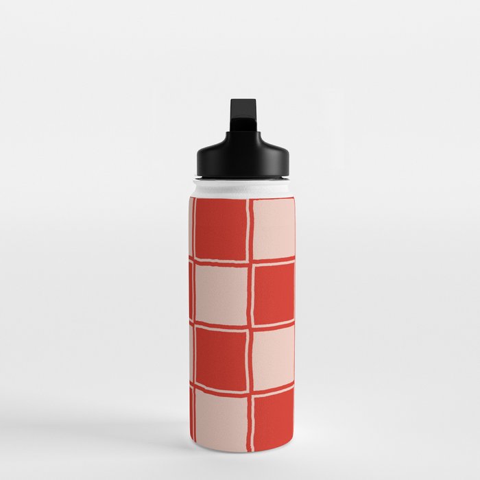 cola red checker Water Bottle Gallery Image 3
