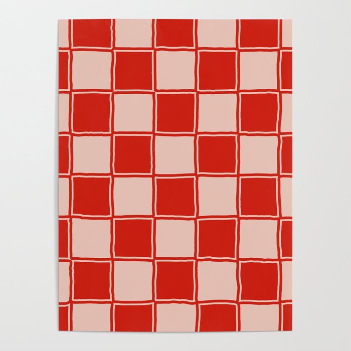 cola red checker Poster Gallery Image 4