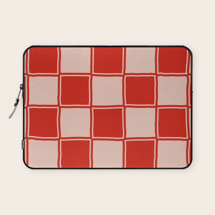 cola red checker Laptop Sleeve