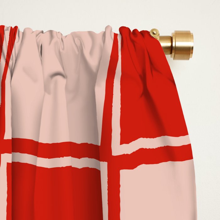 cola red checker Window Curtain Gallery Image 2