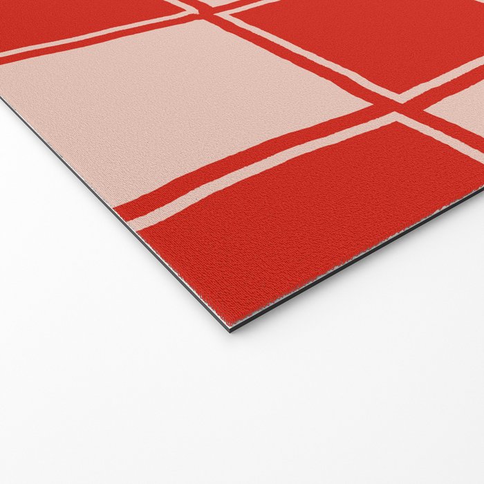cola red checker Welcome Mat Gallery Image 2