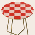 cola red checker Side Table Gallery Image 2