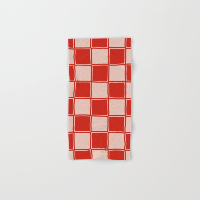 cola red checker Bath Towel Gallery Image 1