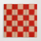 cola red checker Wood Wall Art Gallery Image 1