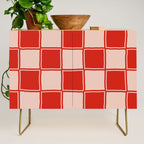 cola red checker Credenza Gallery Image 1