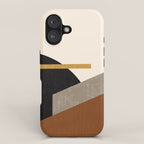 Geometric Compo 1 Filet - terra iPhone Case Gallery Image 1