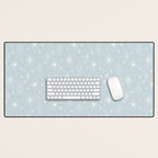 Celestial Boho Diamonds . Silver Sky Desk Mat Gallery Image 1