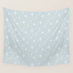 Celestial Boho Diamonds . Silver Sky Wall Tapestry Gallery Image 4