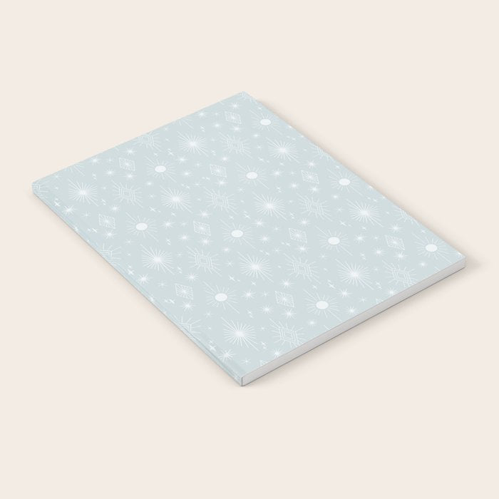 Celestial Boho Diamonds . Silver Sky Notebook Gallery Image 1