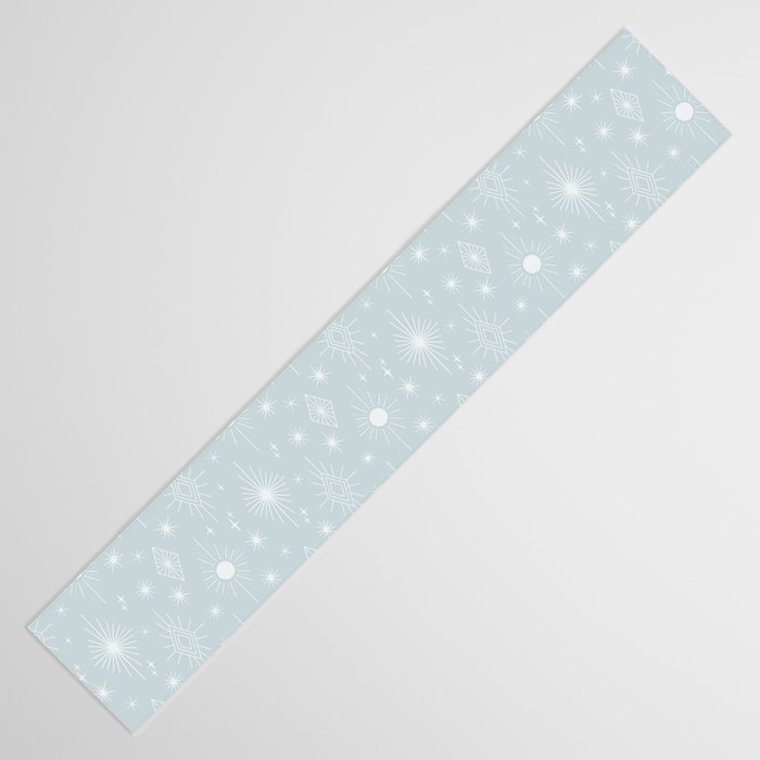 Celestial Boho Diamonds . Silver Sky Table Runner Gallery Image 3