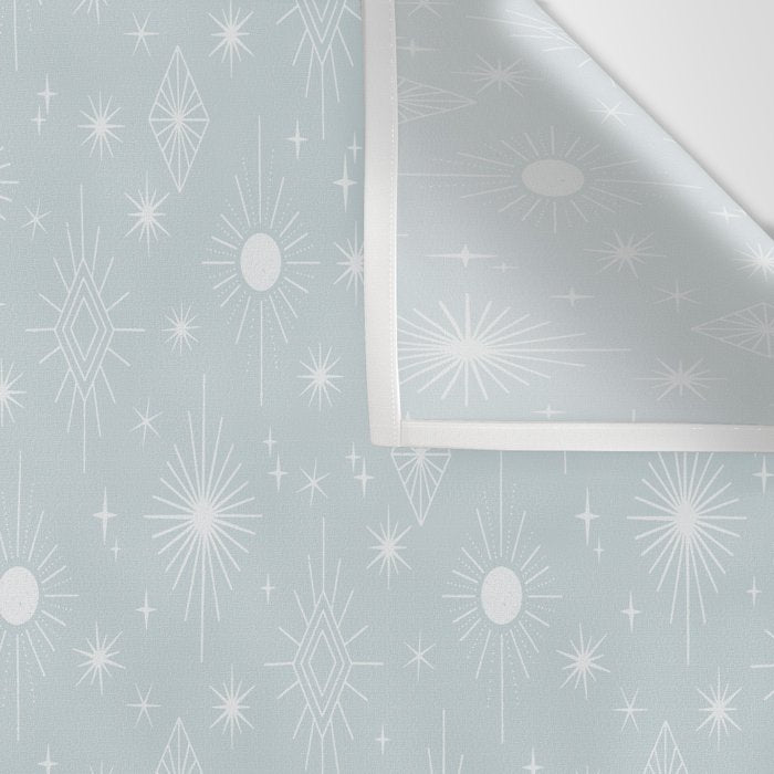Celestial Boho Diamonds . Silver Sky Wall Tapestry Gallery Image 3