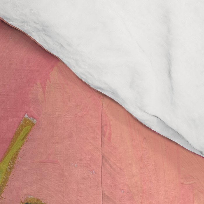 Pink Indoor Plant Still Life with Lion x The Sill Comforter Gallery Image 4