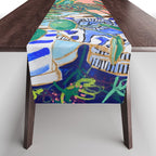 Pink Indoor Plant Still Life with Lion x The Sill Table Runner Gallery Image 1