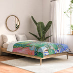 Pink Indoor Plant Still Life with Lion x The Sill Comforter Gallery Image 2