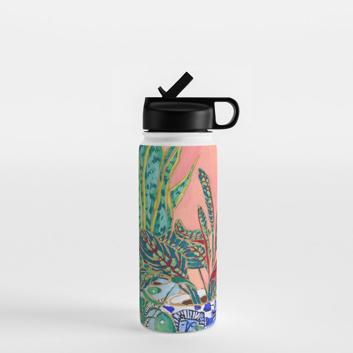 Pink Indoor Plant Still Life with Lion x The Sill Water Bottle Gallery Image 1
