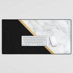 Marble, Stone, Color Block, Minimalist Art Desk Mat Gallery Image 1