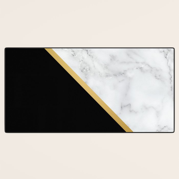 Marble, Stone, Color Block, Minimalist Art Desk Mat Gallery Image 3