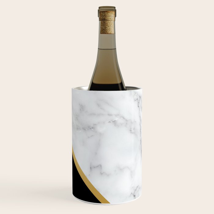 Marble, Stone, Color Block, Minimalist Art Wine Chiller Gallery Image 3