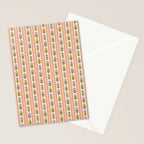 Scandi-Floral Stripes Harvest Stationery Card Gallery Image 2