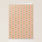 Scandi-Floral Stripes Harvest Stationery Card Gallery Image 2