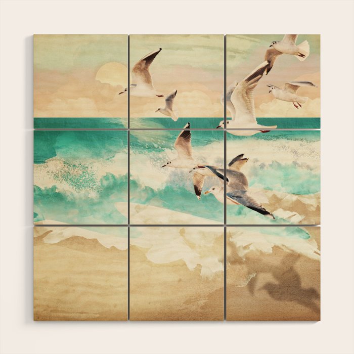 Summer Flight Wood Wall Art Gallery Image 1