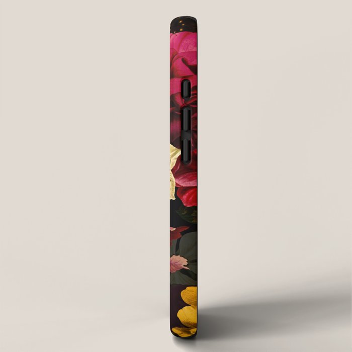 Vintage & Shabby Chic - Mystical Night Roses Bouquet iPhone Case Gallery Image 2