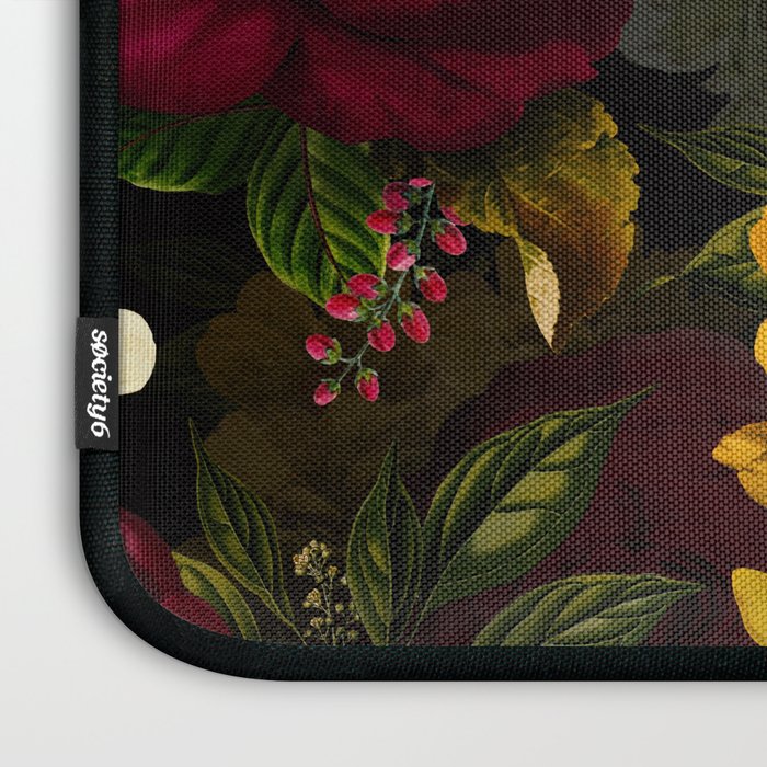 Vintage & Shabby Chic - Mystical Night Roses Bouquet Laptop Sleeve Gallery Image 3