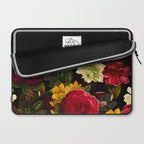 Vintage & Shabby Chic - Mystical Night Roses Bouquet Laptop Sleeve Gallery Image 2