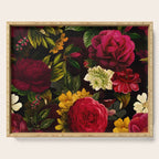 Vintage & Shabby Chic - Mystical Night Roses Bouquet Serving Tray Gallery Image 1