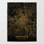 Nashville, United States - Gold Poster Gallery Image 4