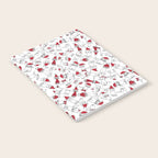 Christmas cat jumble white Notebook Gallery Image 2