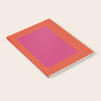 Pink Greek Key Print Notebook Gallery Image 2
