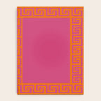 Pink Greek Key Print Notebook Gallery Image 4