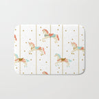 Carousel Horses Bath Mat Gallery Image 1