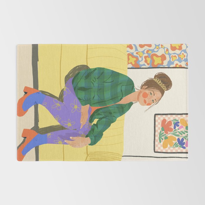 Messy bun Rug Gallery Image 2