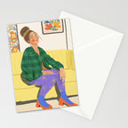Messy bun Stationery Card Gallery Image 2